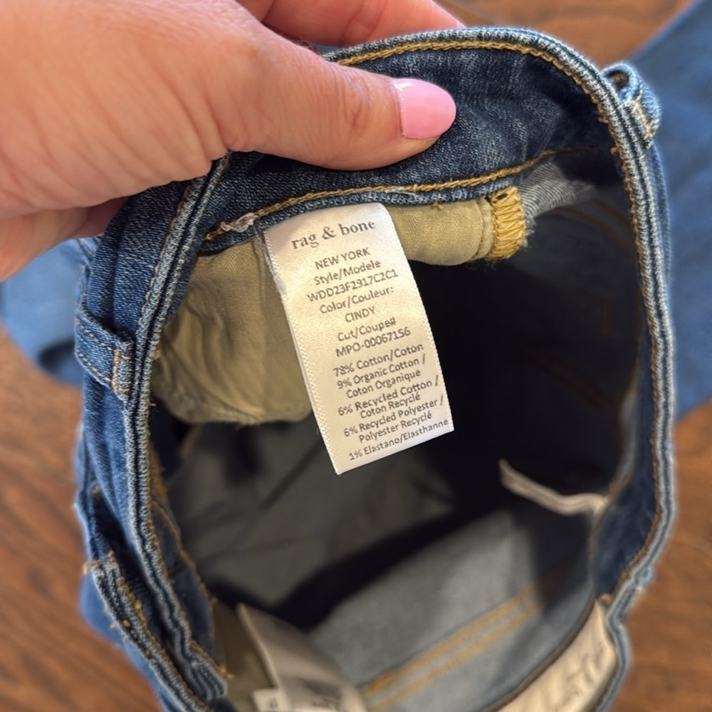 Rag & Bone Casey high rise ankle flare jeans, size 27 - Picture 7 of 10